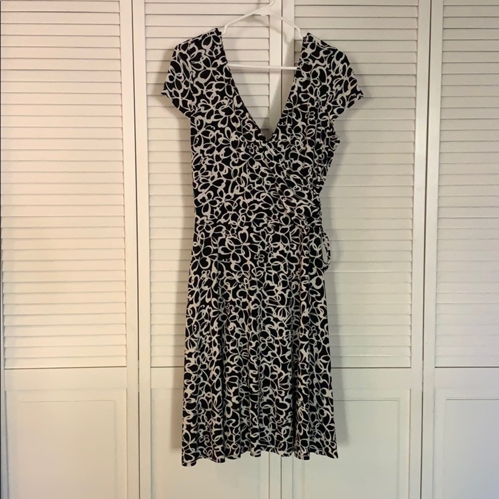 Black and white dress